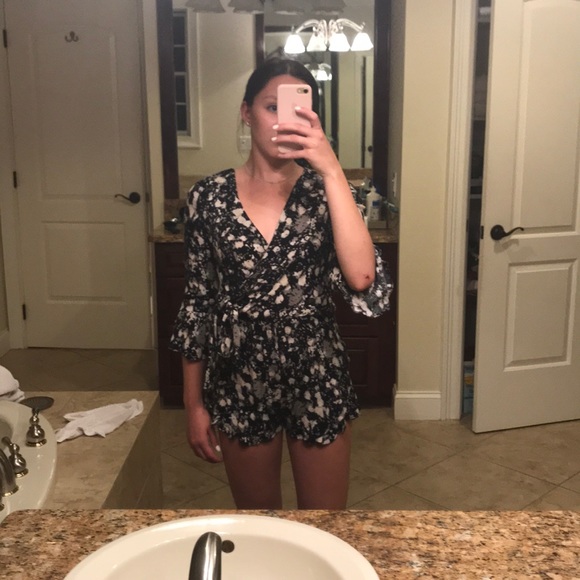 Free people All The Rich Ruffles Romper - Picture 2 of 2